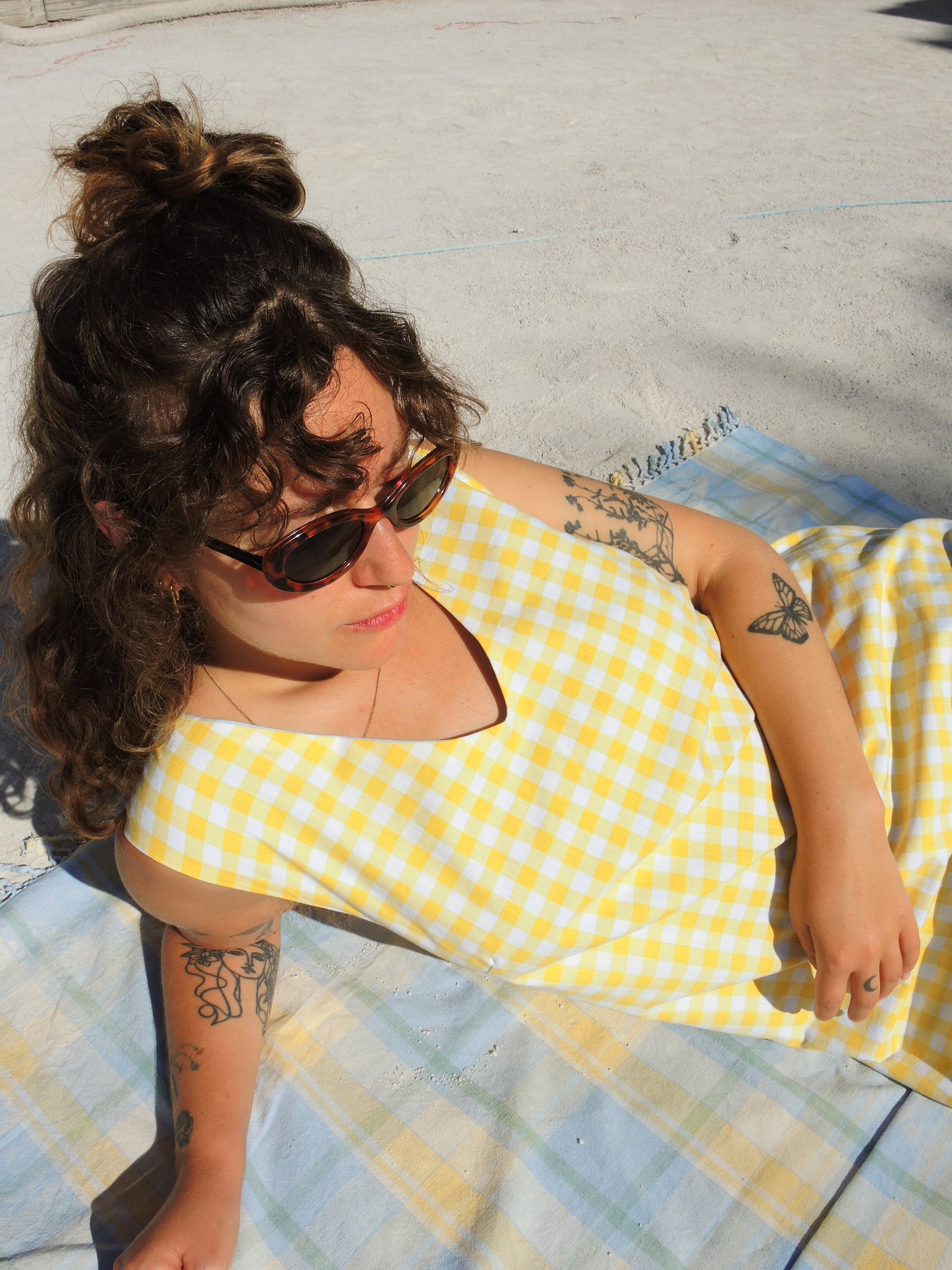 La robe chasuble Reversible - Vichy