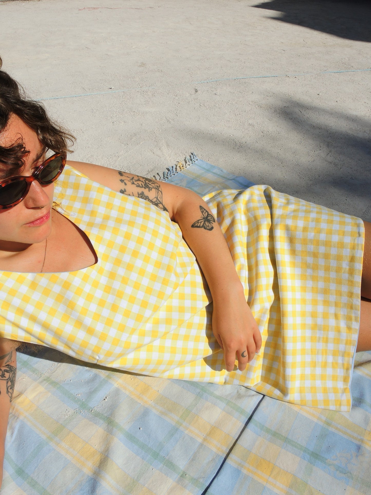 La robe chasuble Reversible - Vichy