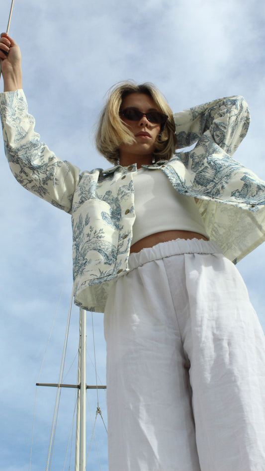 Précommande - Veste en toile de jouy