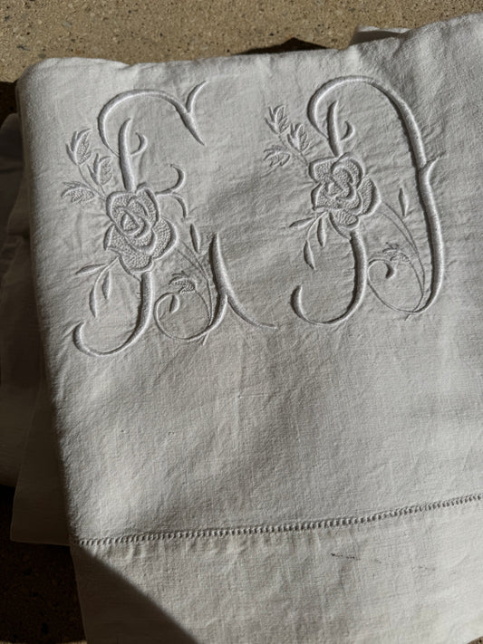 Ensemble en draps anciens personnalisé