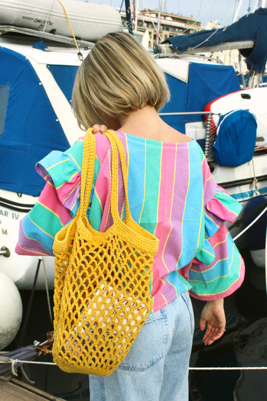 Blouse soleil - rayures disco