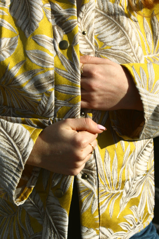 Veste en brocard - doré