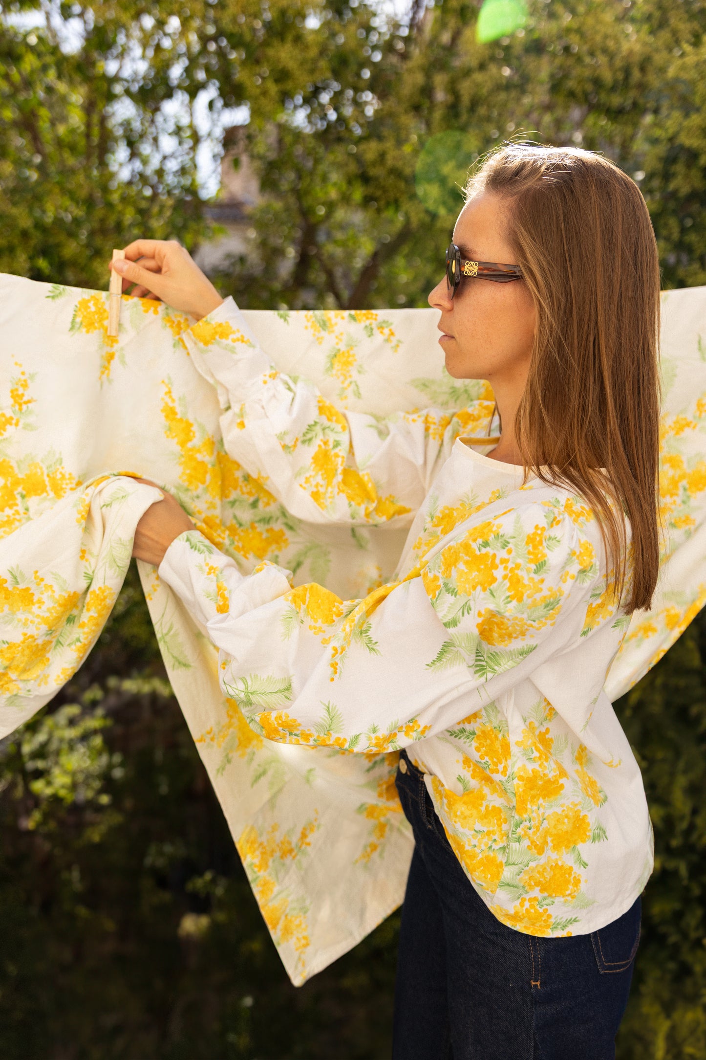 Blouse Déborah manches bouffantes - Mimosa
