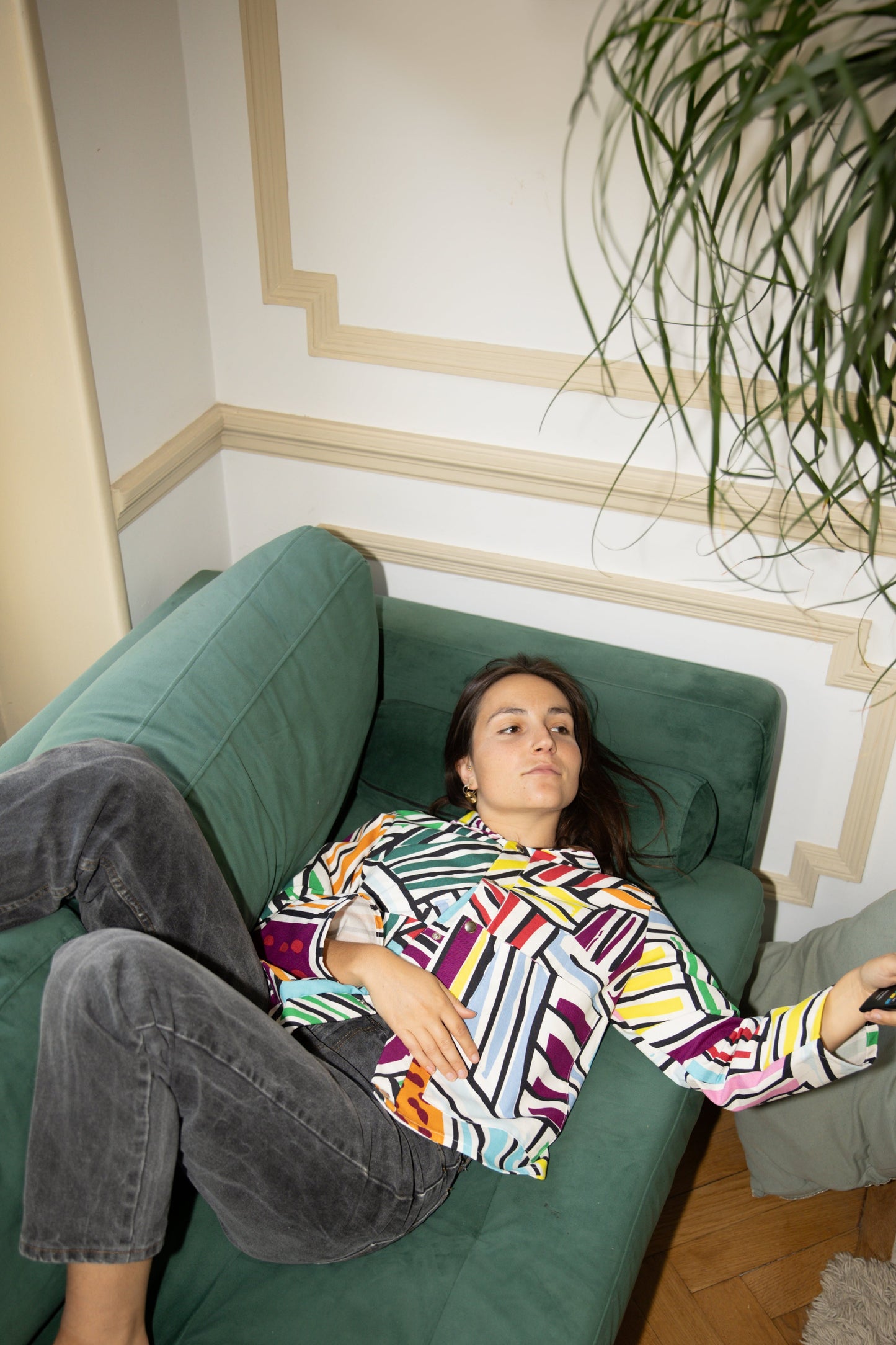 Blouson Brigitte - Géométrie multico