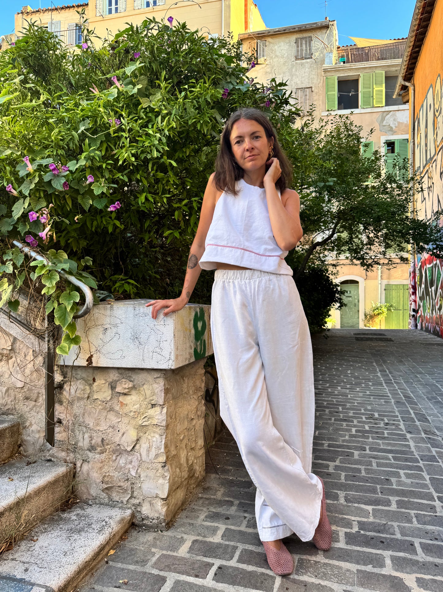 Top dos nu - jour Venise rose