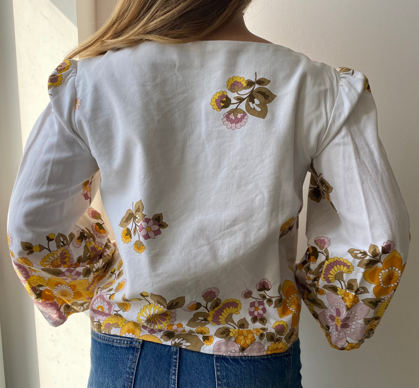 Blouse à liens - Flower 70s