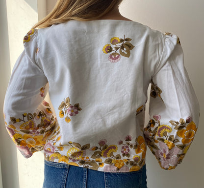 Blouse Dani - Flower 70s
