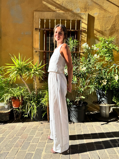 Pantalon drap - Pois et ligne