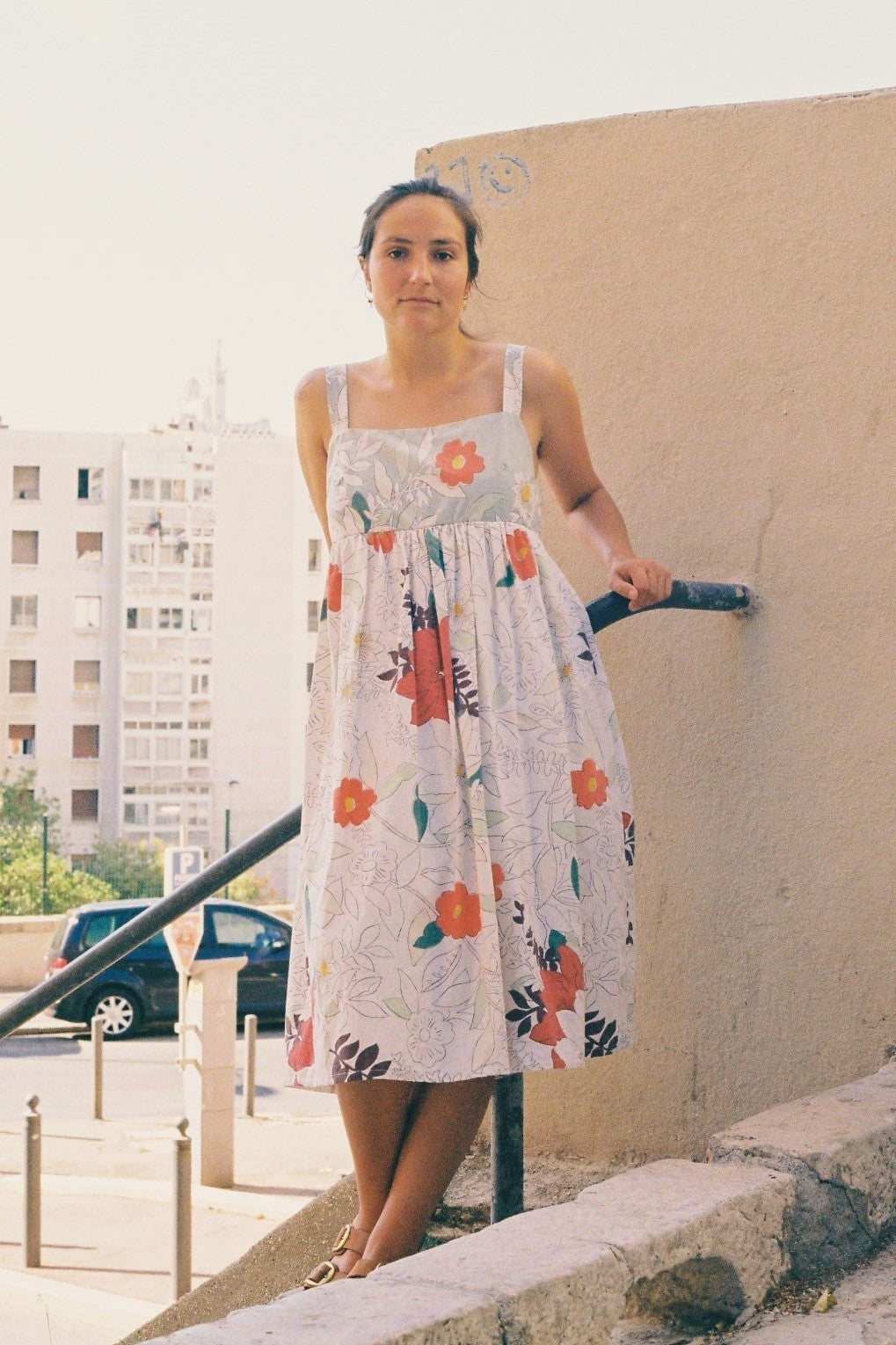 Robe longue Hélène - Fleurie