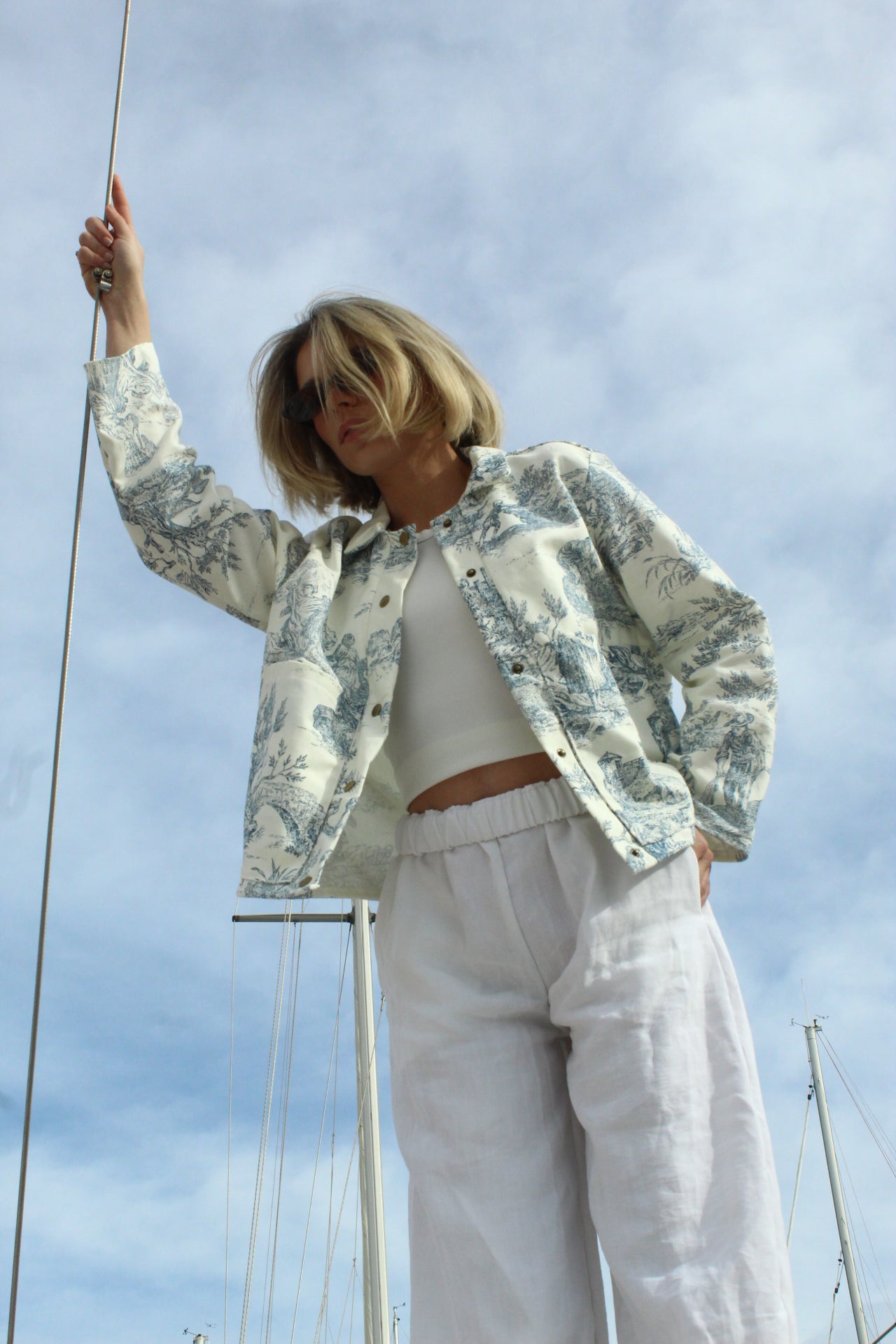 Précommande - Veste en toile de jouy