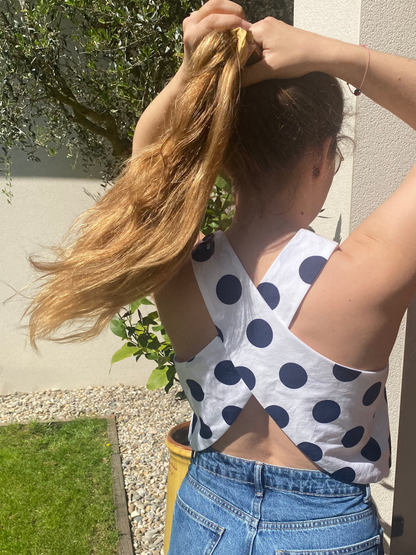 Top Ania - Pois noirs