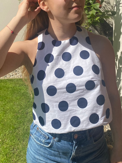 Top Ania - Pois noirs