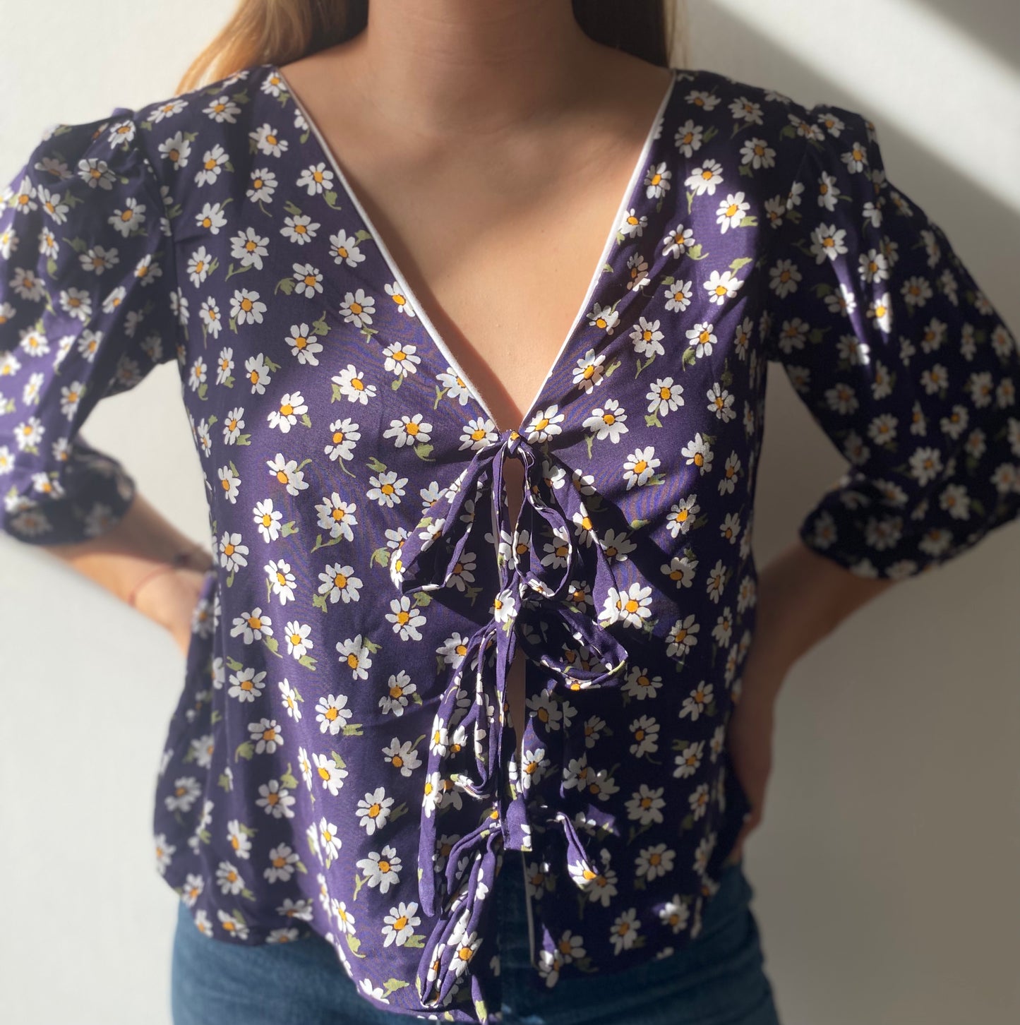 Blouse à liens - Marguerite