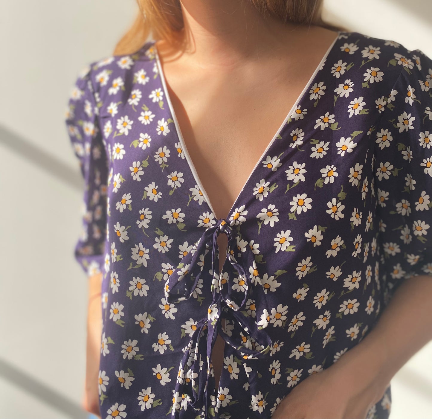 Blouse à liens - Marguerite