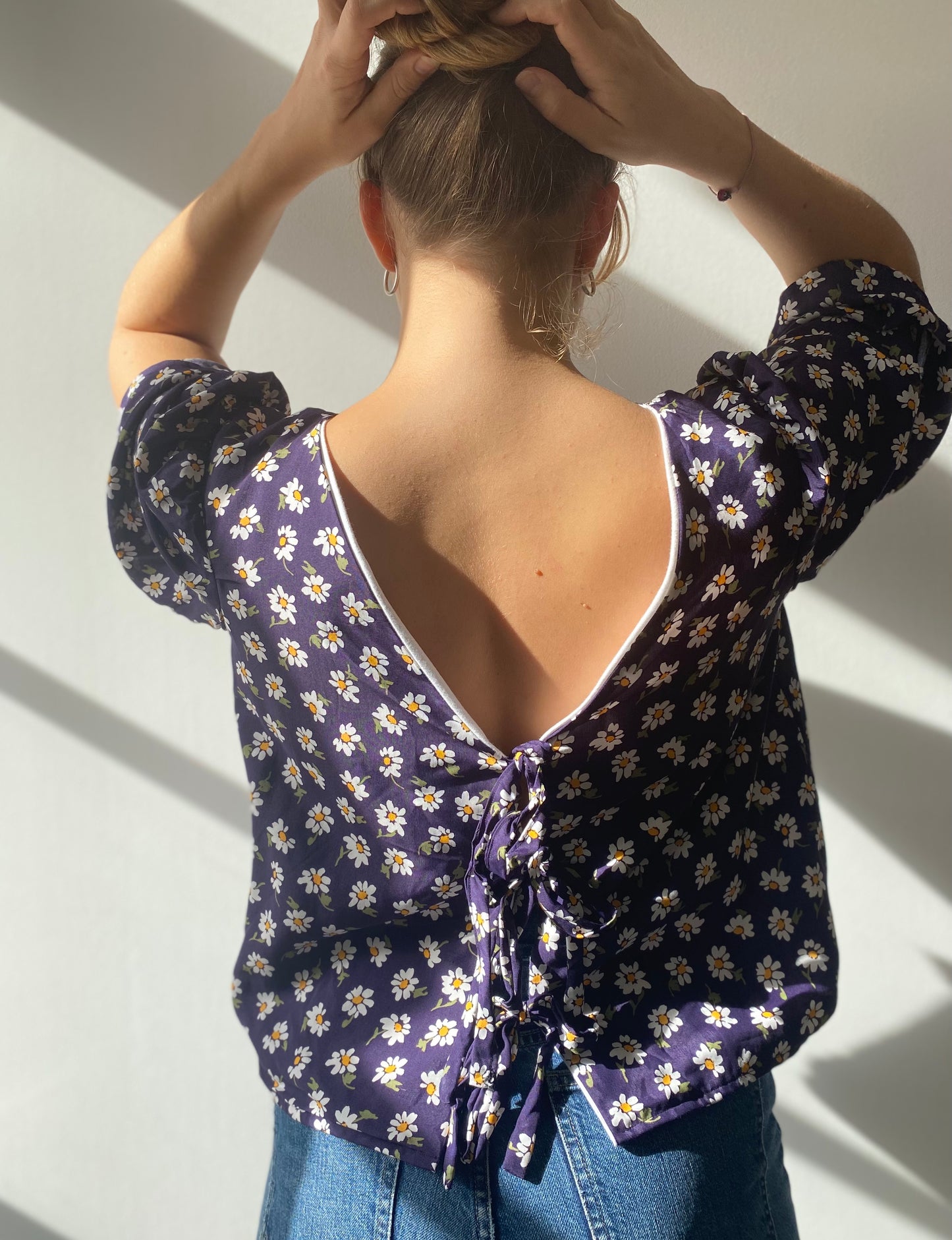 Blouse à liens - Marguerite