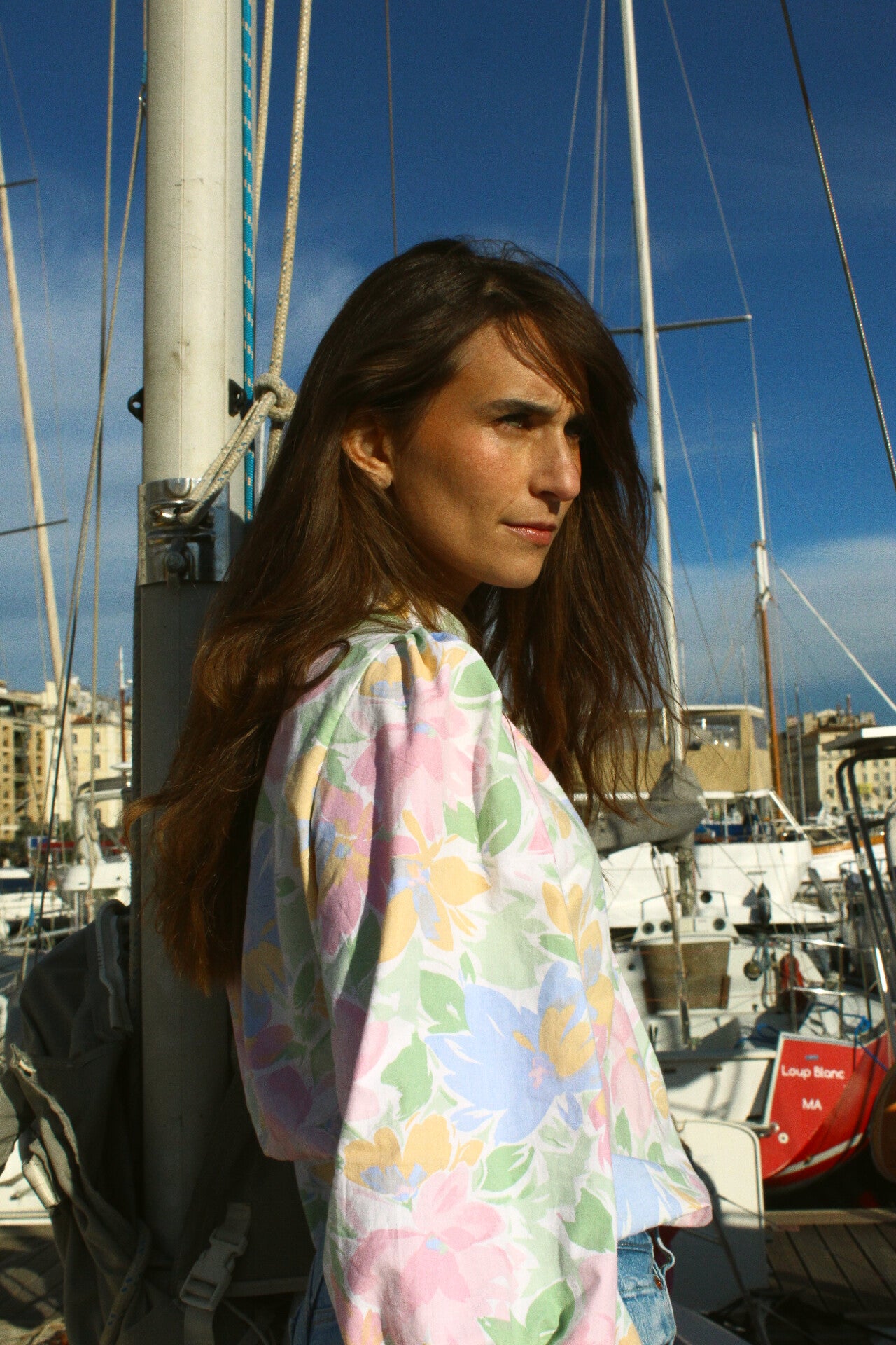 Précommande - Blouse Déborah  - fleurs pastel