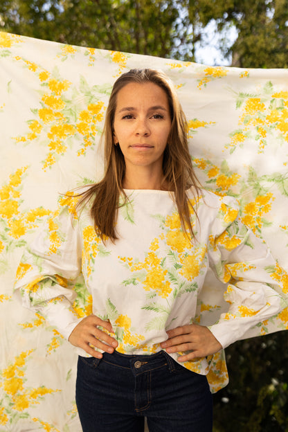Blouse Déborah manches bouffantes - Mimosa